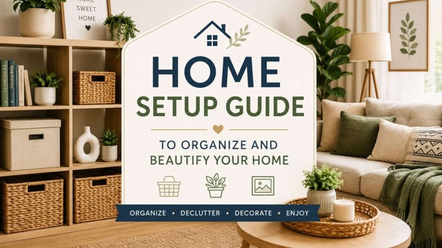 home setup guide to organize