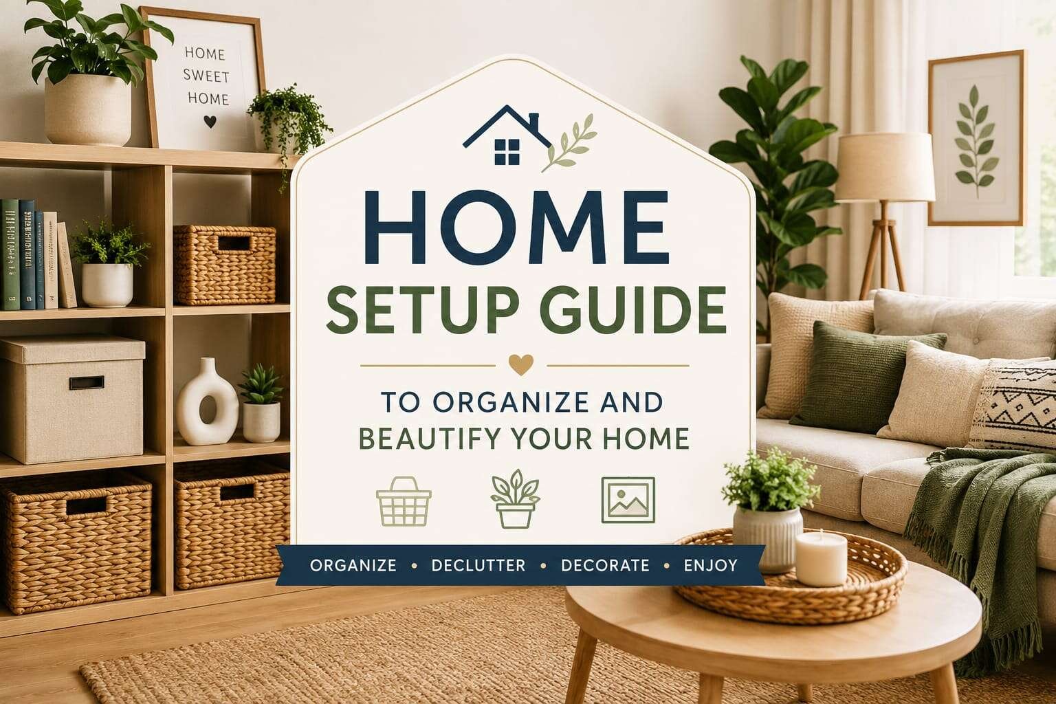5 Home Setup Guide Tips to Organize and Beautify Your Home