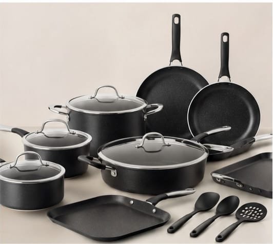 Nonstick Pots and Pans Set, Onyx