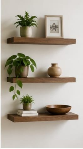 Floating shelves