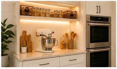baking station setup