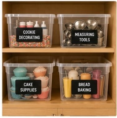 Baking Supplies Organization