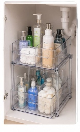 4-Pack Clear Organizers