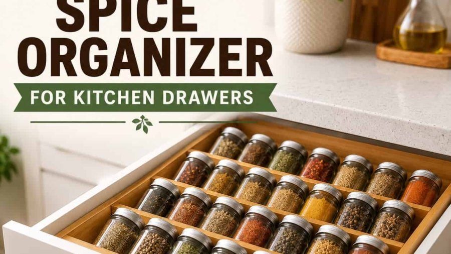 5 Best Spice Organizer for Kitchen Drawers: Storage Ideas