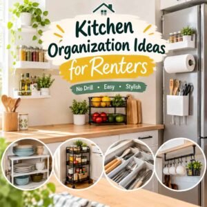 kitchen organization ideas for renters no drill products.
