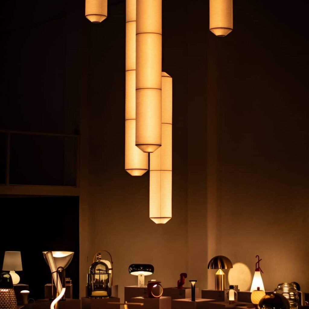 Warm bedside lamps