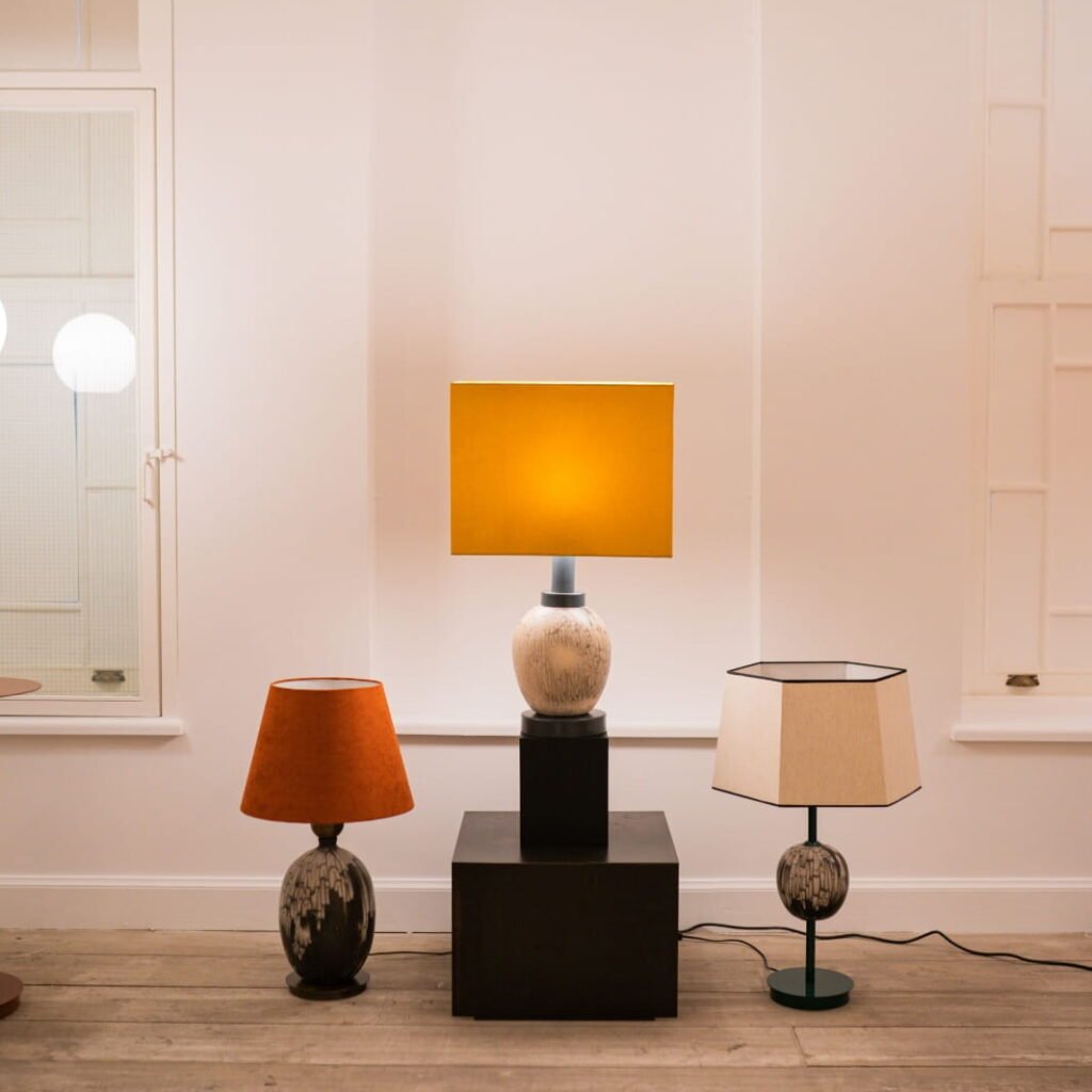 Modern floor lamps and table lamps