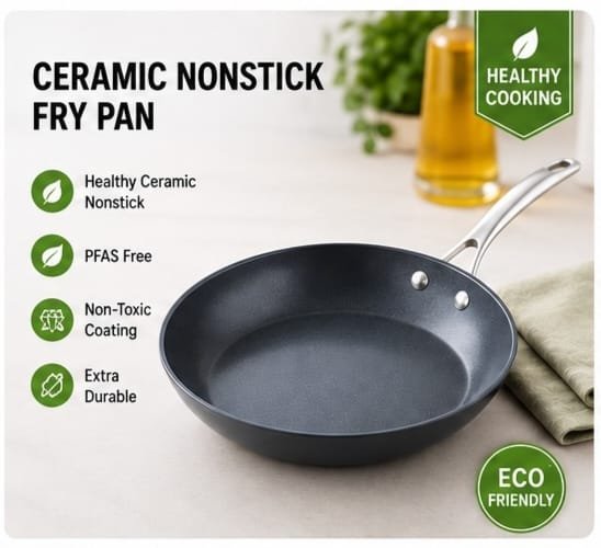 ceramic nonstick fry pan