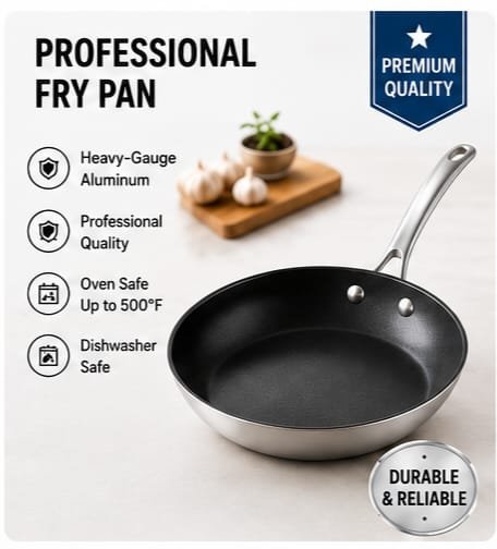 professional fry pan
