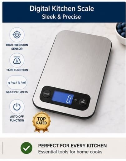 Digital Food Kitchen Scale