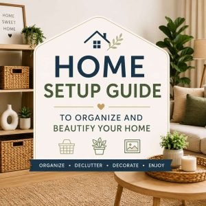 home setup guide to organize